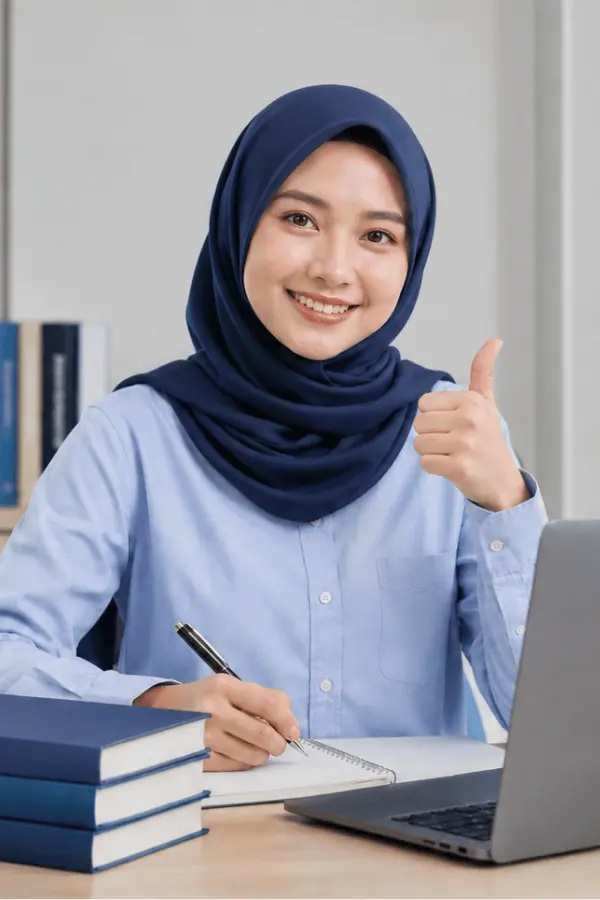 Profesional Terwenyum Memperkenalkan Fitur dan Manfaat MyConsultant